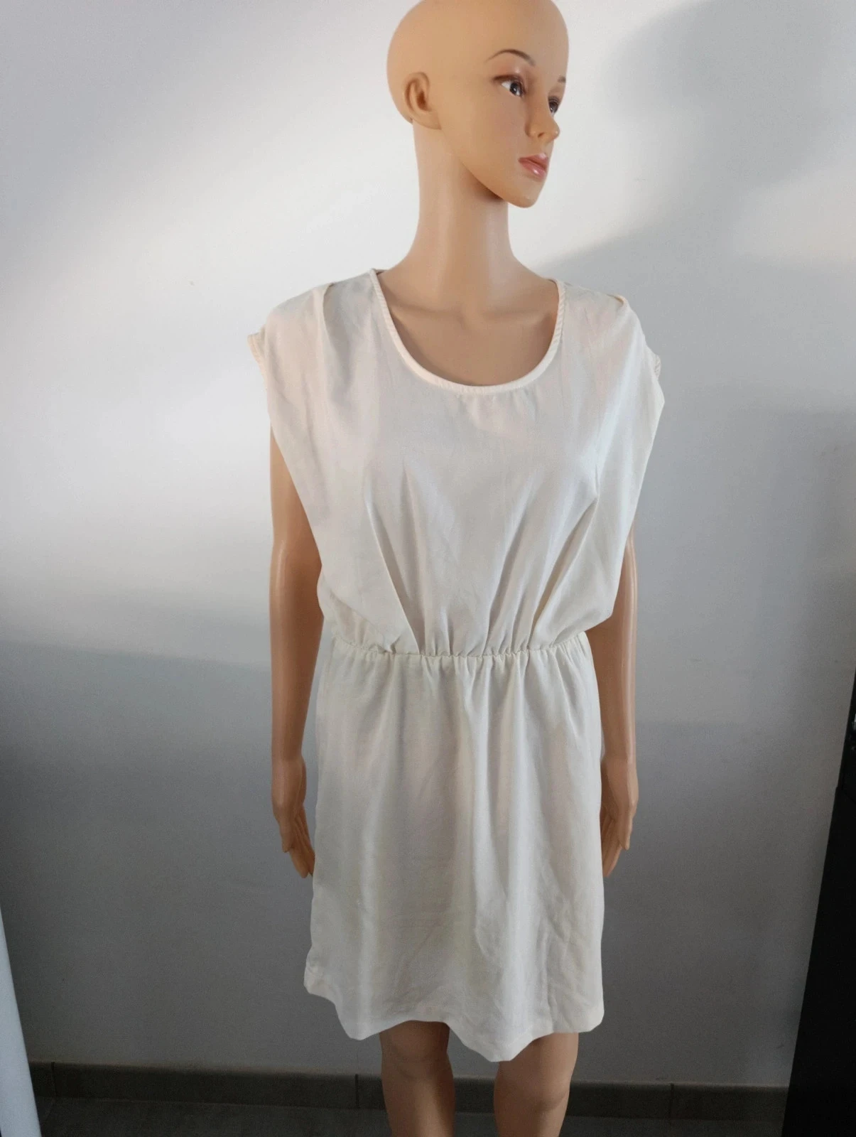 Cream F de la Passion women's dress – Elastic waist – Fluid – One size / M – photo 2